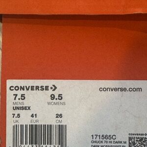 Converse Chuck 70 Hi Dark Green Sneakers